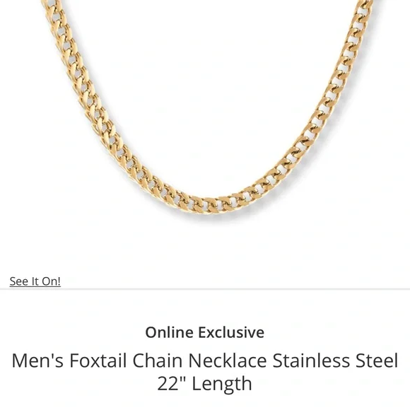 Stainless steel shop chain kay jewelers